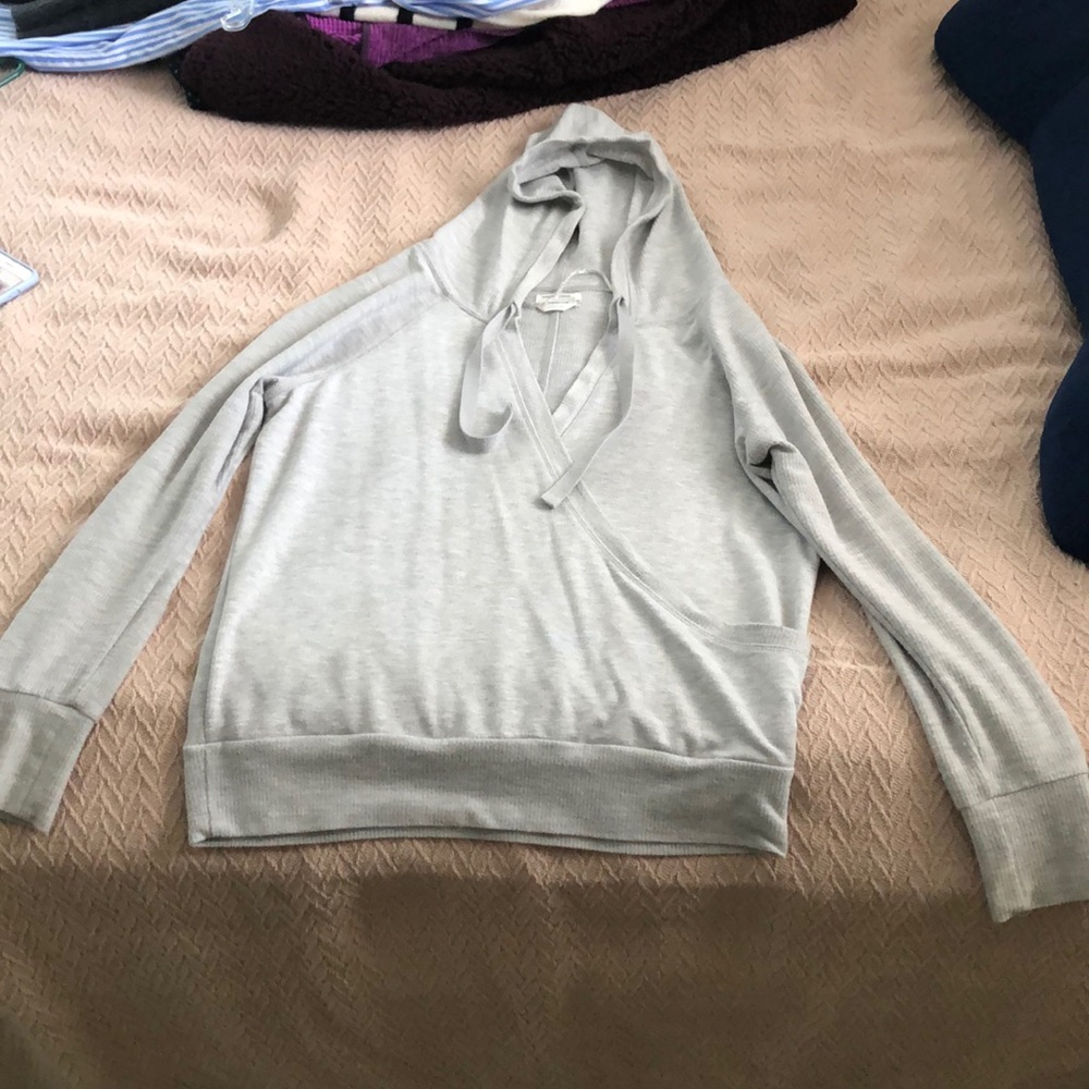Open front sweatshirt